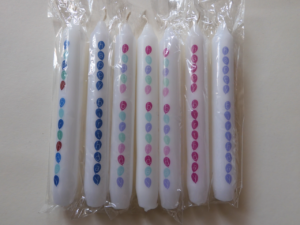 Stabkerzen * Geburtstag * Happy Birthday