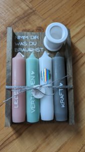 Nimm Dir was Du brauchst * Kerzenset